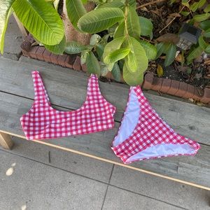 Gingham Two Piece Bikini